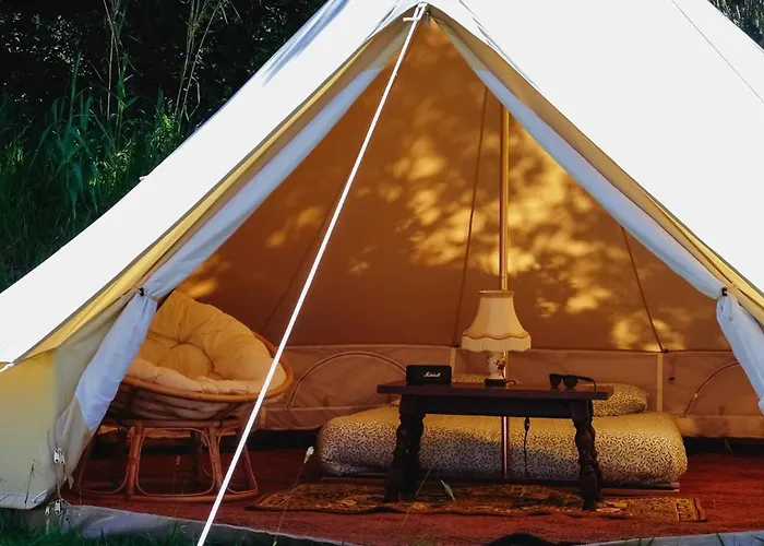 Tente Double - Hegoa Surf Camp Pays Basque Luxe tent *